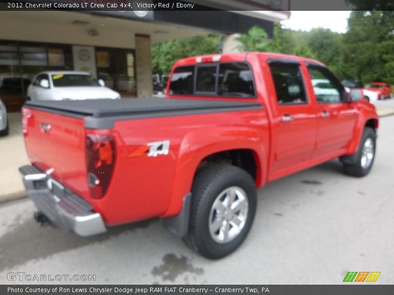 Victory Red / Ebony 2012 Chevrolet Colorado LT Crew Cab 4x4