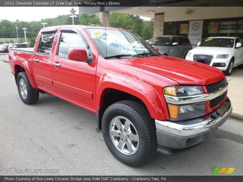 Victory Red / Ebony 2012 Chevrolet Colorado LT Crew Cab 4x4