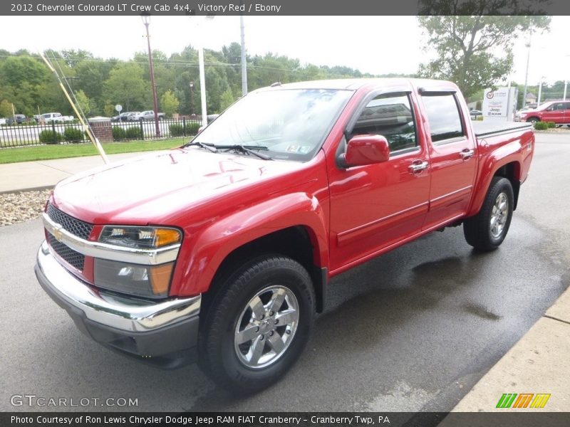 Victory Red / Ebony 2012 Chevrolet Colorado LT Crew Cab 4x4