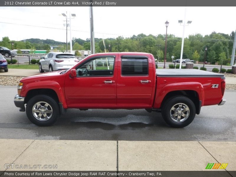 Victory Red / Ebony 2012 Chevrolet Colorado LT Crew Cab 4x4