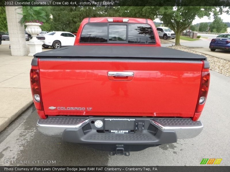 Victory Red / Ebony 2012 Chevrolet Colorado LT Crew Cab 4x4