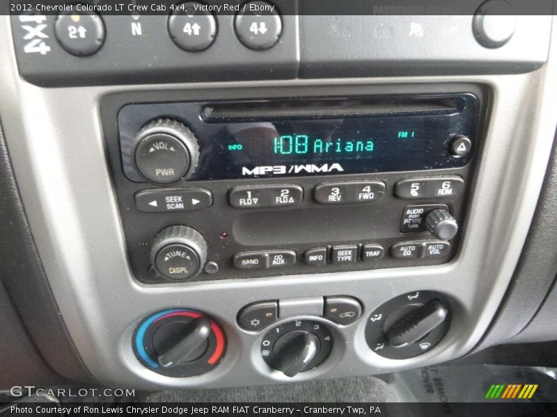 Victory Red / Ebony 2012 Chevrolet Colorado LT Crew Cab 4x4