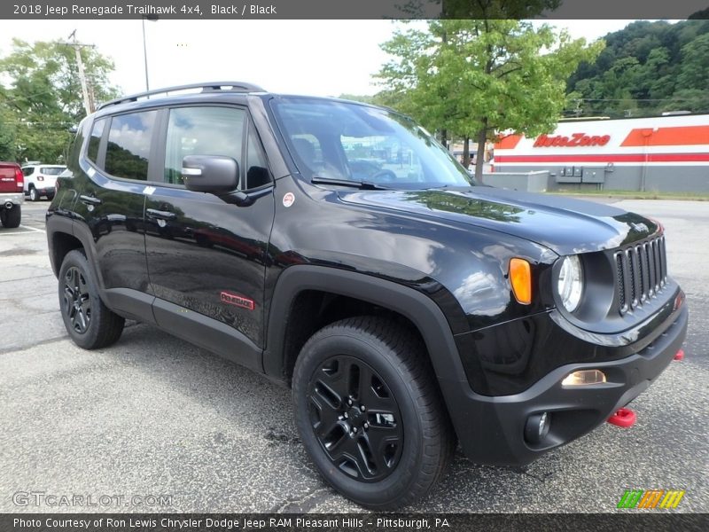 Black / Black 2018 Jeep Renegade Trailhawk 4x4