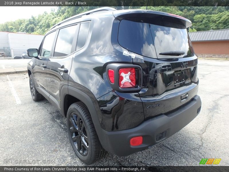 Black / Black 2018 Jeep Renegade Latitude 4x4