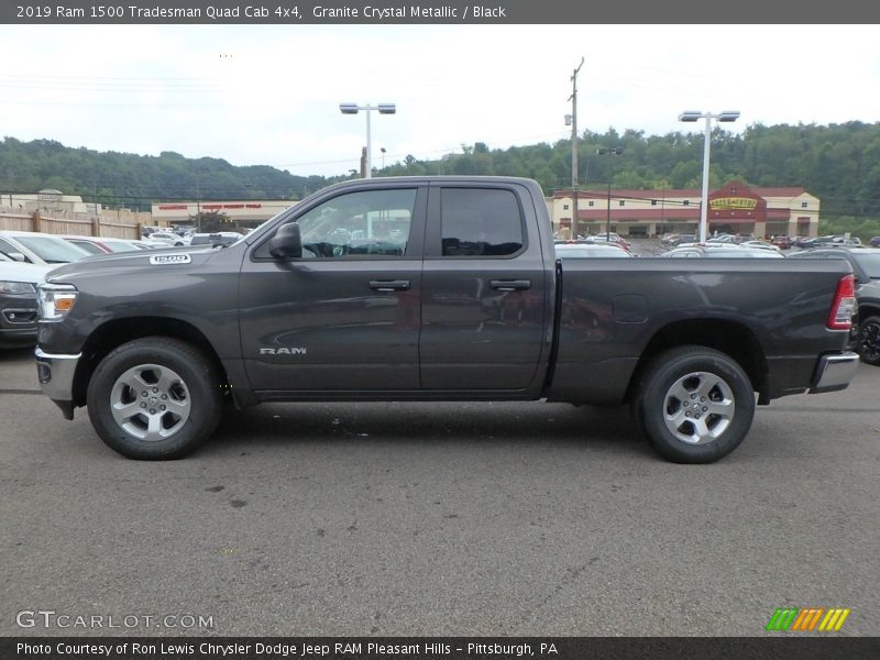 Granite Crystal Metallic / Black 2019 Ram 1500 Tradesman Quad Cab 4x4