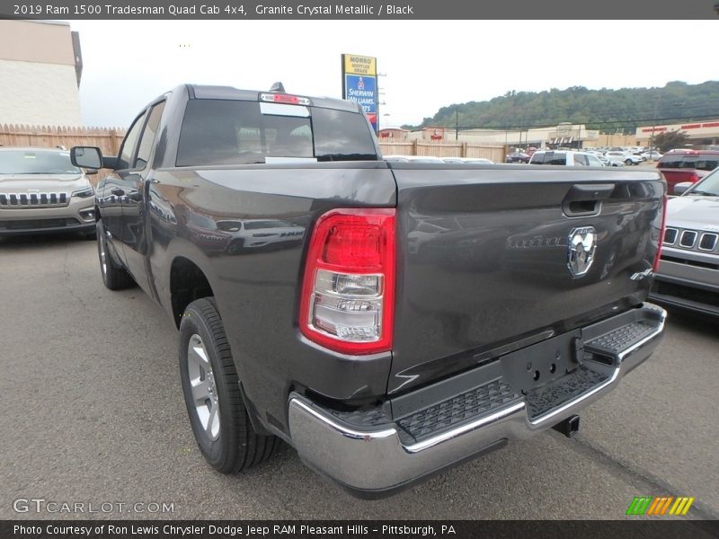 Granite Crystal Metallic / Black 2019 Ram 1500 Tradesman Quad Cab 4x4