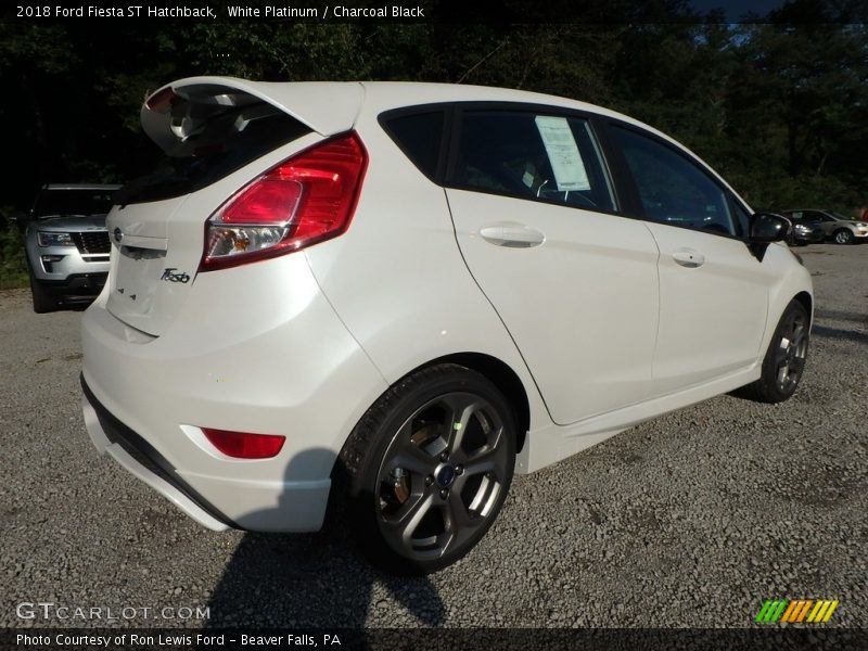 White Platinum / Charcoal Black 2018 Ford Fiesta ST Hatchback