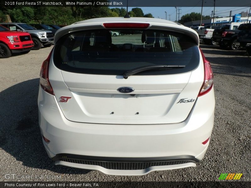 White Platinum / Charcoal Black 2018 Ford Fiesta ST Hatchback