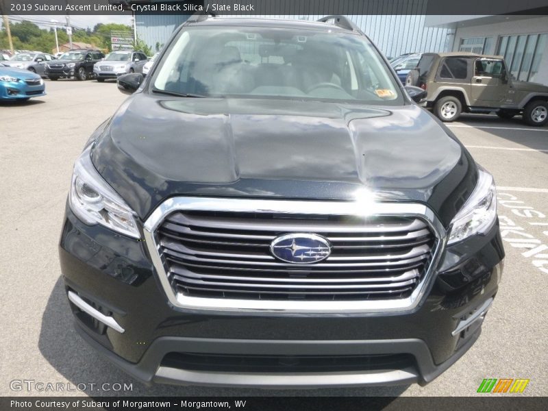 Crystal Black Silica / Slate Black 2019 Subaru Ascent Limited