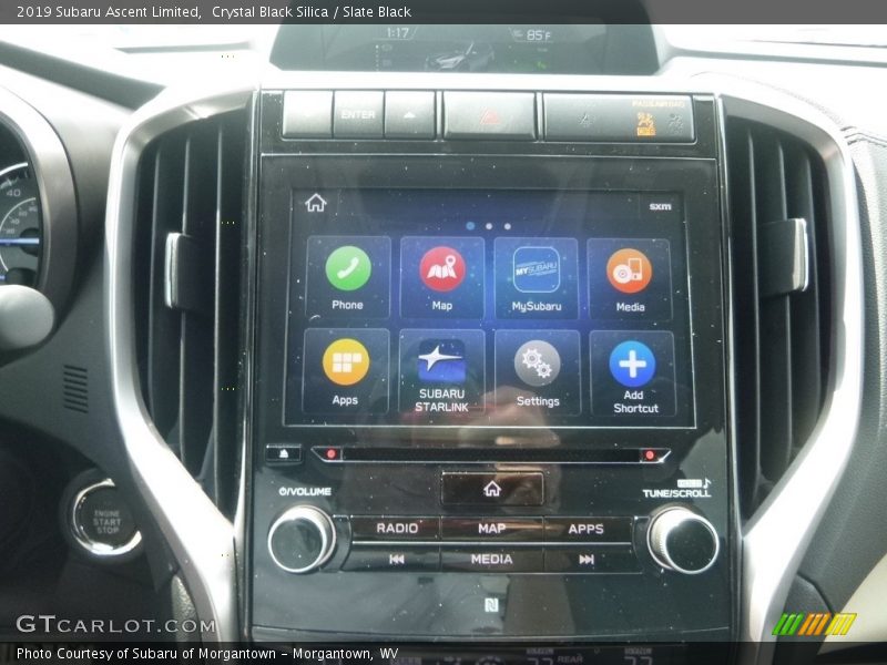Crystal Black Silica / Slate Black 2019 Subaru Ascent Limited