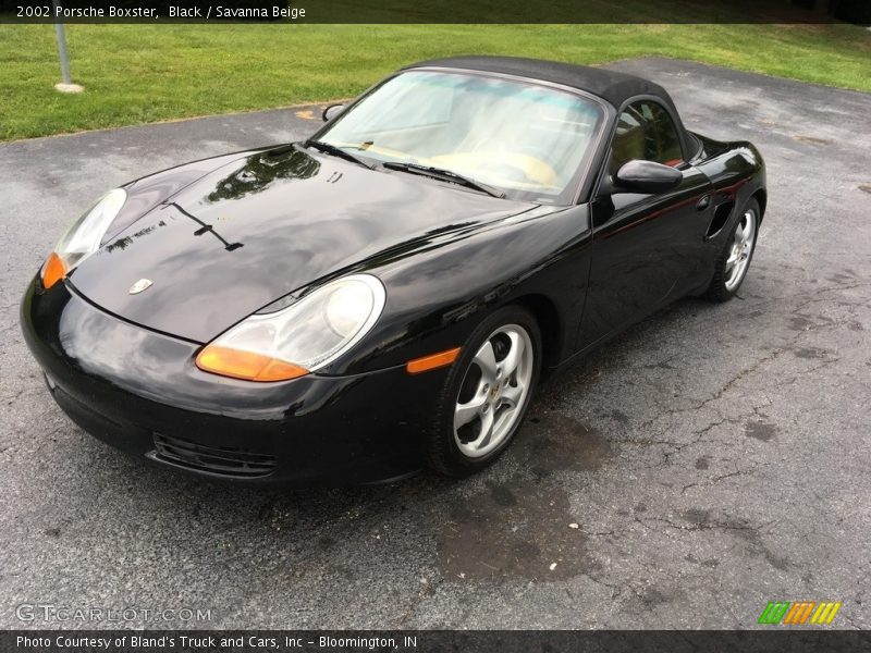 Black / Savanna Beige 2002 Porsche Boxster
