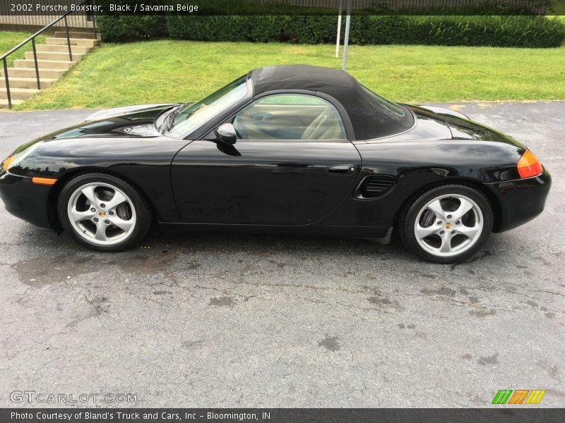 Black / Savanna Beige 2002 Porsche Boxster