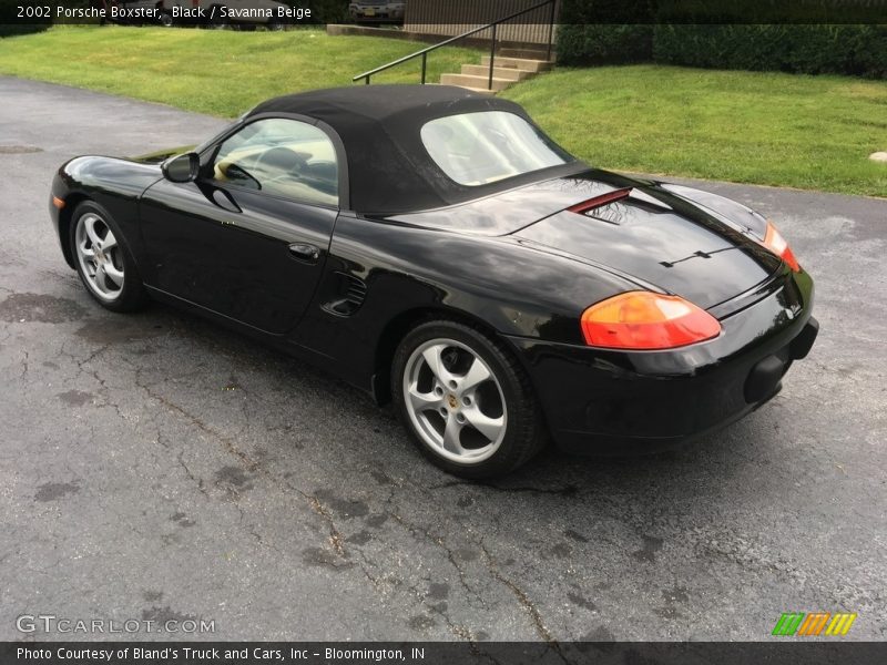 Black / Savanna Beige 2002 Porsche Boxster