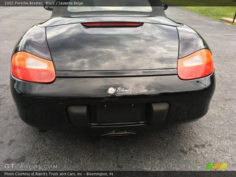 Black / Savanna Beige 2002 Porsche Boxster