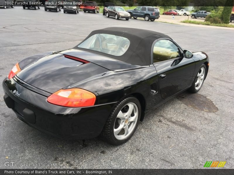 Black / Savanna Beige 2002 Porsche Boxster