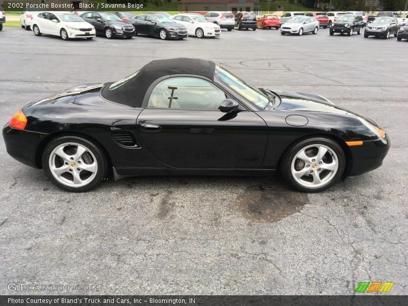 Black / Savanna Beige 2002 Porsche Boxster