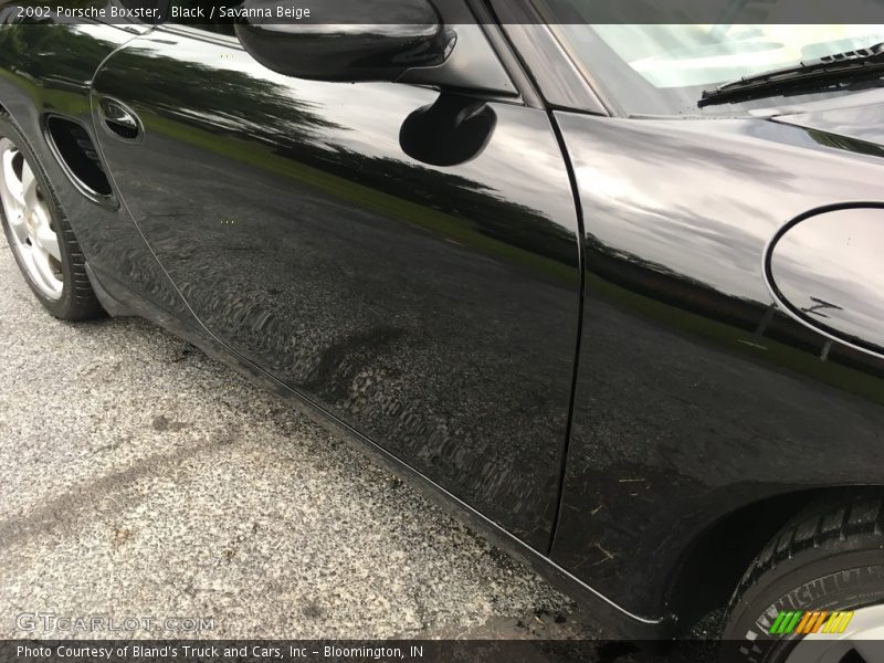 Black / Savanna Beige 2002 Porsche Boxster