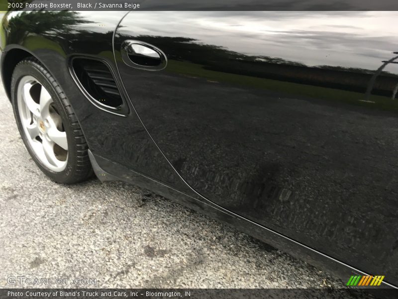 Black / Savanna Beige 2002 Porsche Boxster