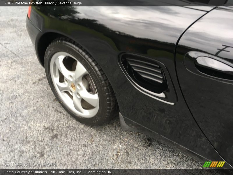 Black / Savanna Beige 2002 Porsche Boxster