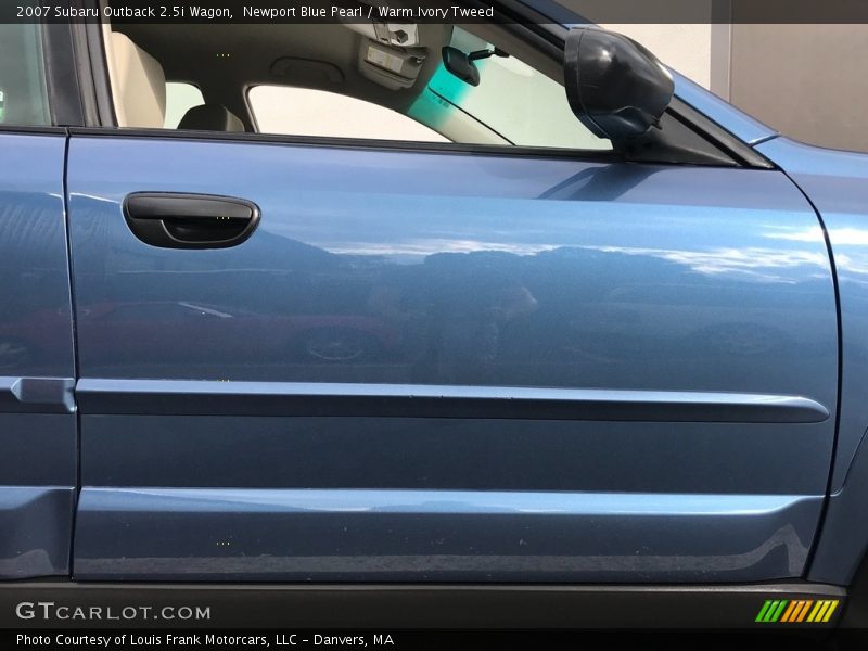 Newport Blue Pearl / Warm Ivory Tweed 2007 Subaru Outback 2.5i Wagon