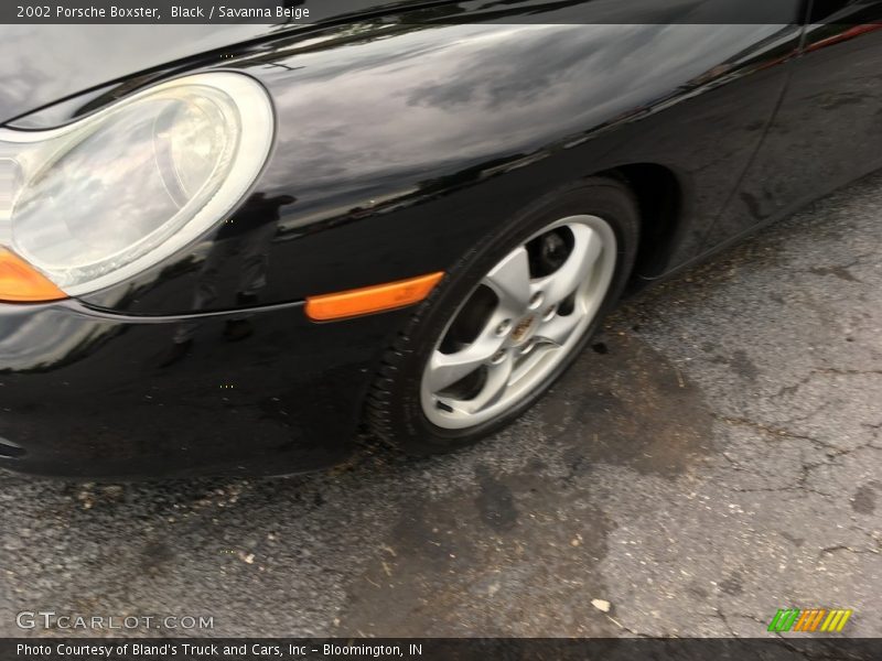 Black / Savanna Beige 2002 Porsche Boxster