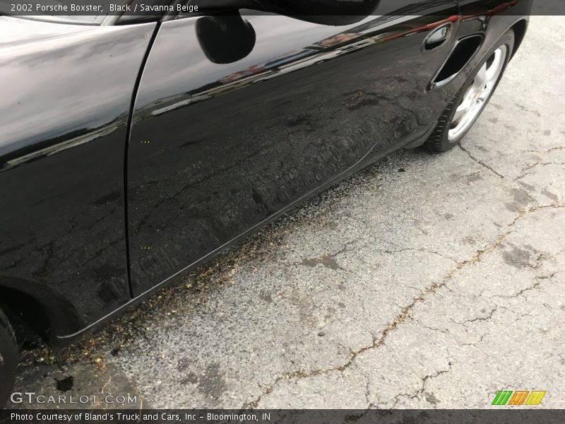 Black / Savanna Beige 2002 Porsche Boxster