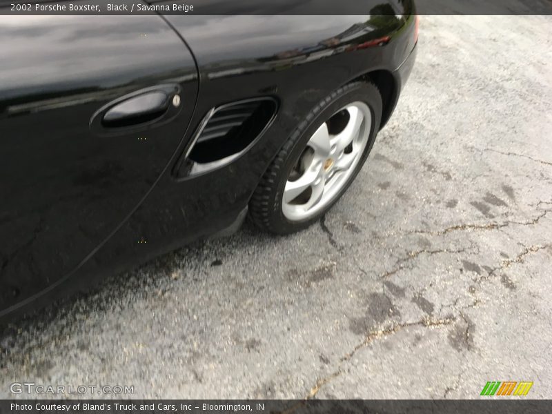 Black / Savanna Beige 2002 Porsche Boxster