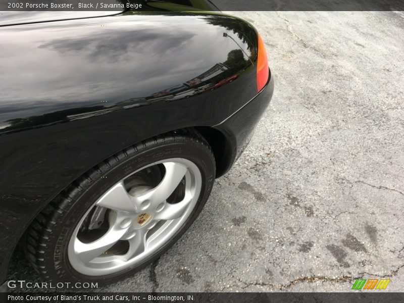 Black / Savanna Beige 2002 Porsche Boxster