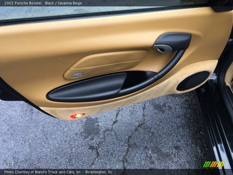 Black / Savanna Beige 2002 Porsche Boxster