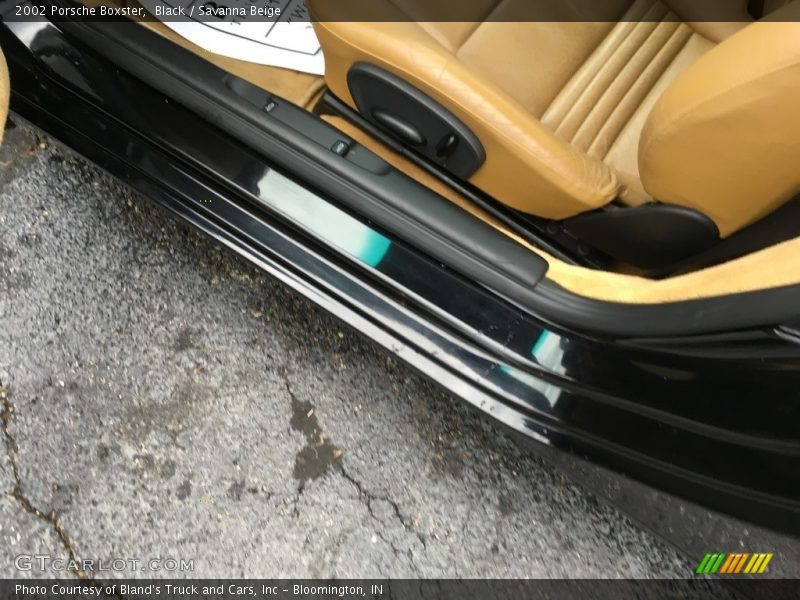 Black / Savanna Beige 2002 Porsche Boxster