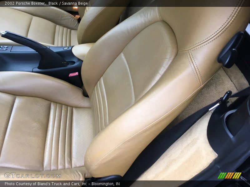 Black / Savanna Beige 2002 Porsche Boxster