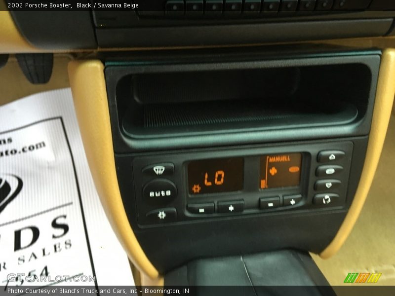 Black / Savanna Beige 2002 Porsche Boxster