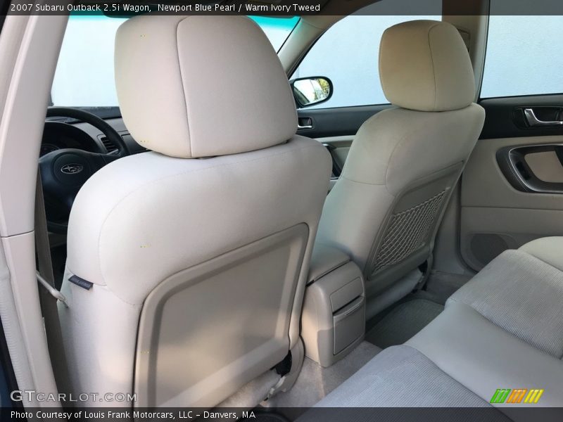 Newport Blue Pearl / Warm Ivory Tweed 2007 Subaru Outback 2.5i Wagon