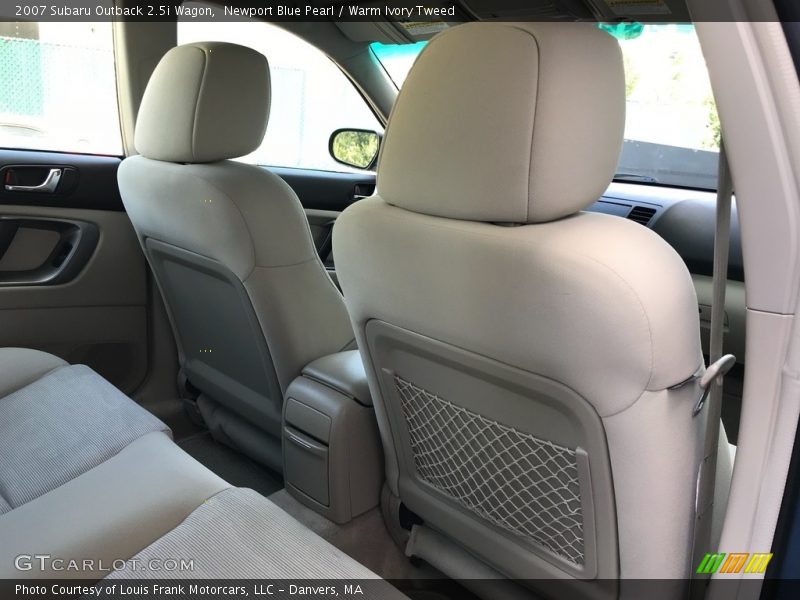 Newport Blue Pearl / Warm Ivory Tweed 2007 Subaru Outback 2.5i Wagon