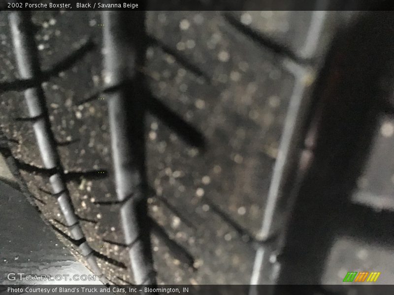Black / Savanna Beige 2002 Porsche Boxster