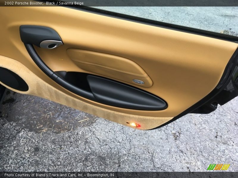Black / Savanna Beige 2002 Porsche Boxster