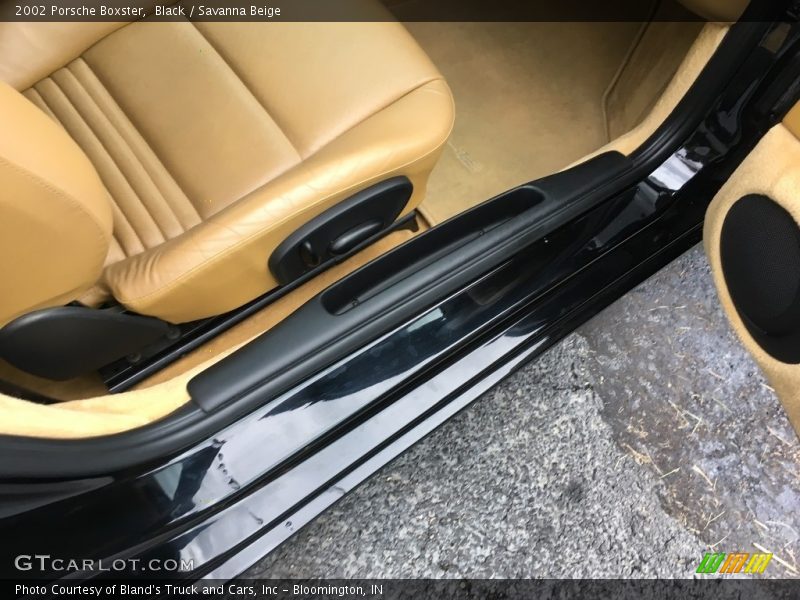 Black / Savanna Beige 2002 Porsche Boxster