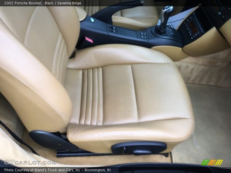 Black / Savanna Beige 2002 Porsche Boxster