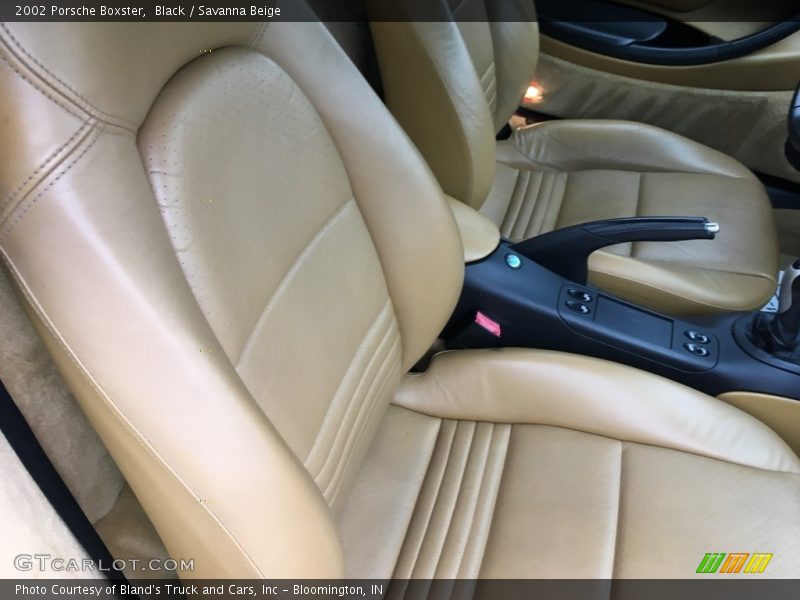 Black / Savanna Beige 2002 Porsche Boxster