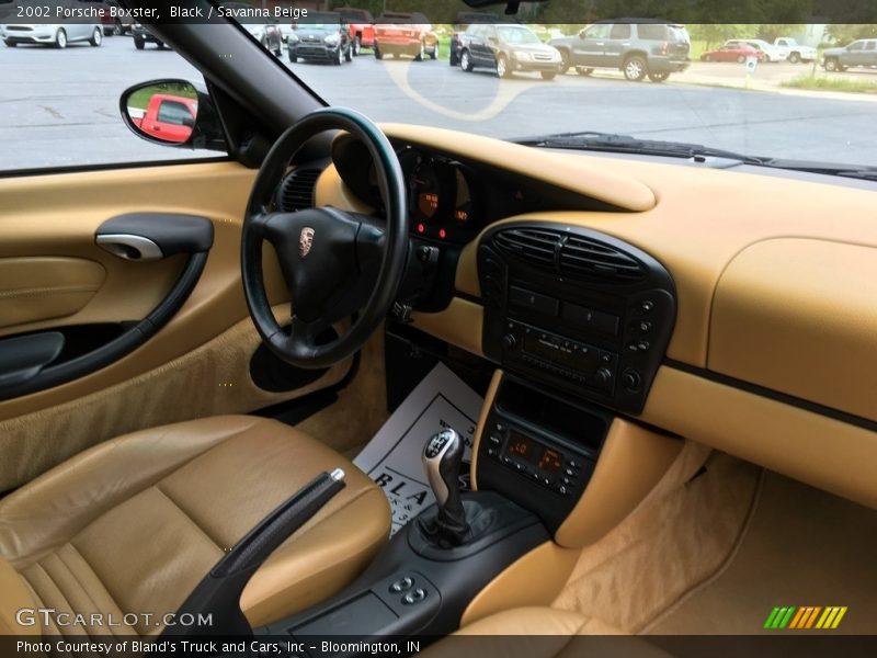Black / Savanna Beige 2002 Porsche Boxster