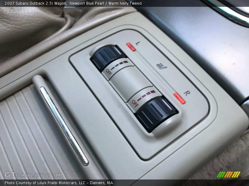 Newport Blue Pearl / Warm Ivory Tweed 2007 Subaru Outback 2.5i Wagon