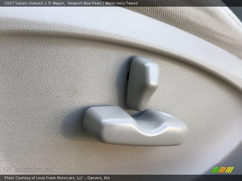 Newport Blue Pearl / Warm Ivory Tweed 2007 Subaru Outback 2.5i Wagon