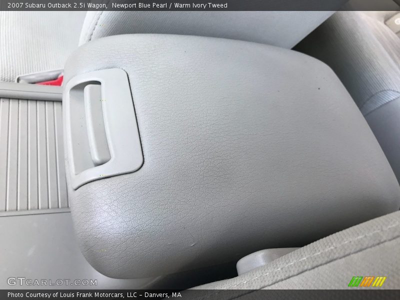 Newport Blue Pearl / Warm Ivory Tweed 2007 Subaru Outback 2.5i Wagon