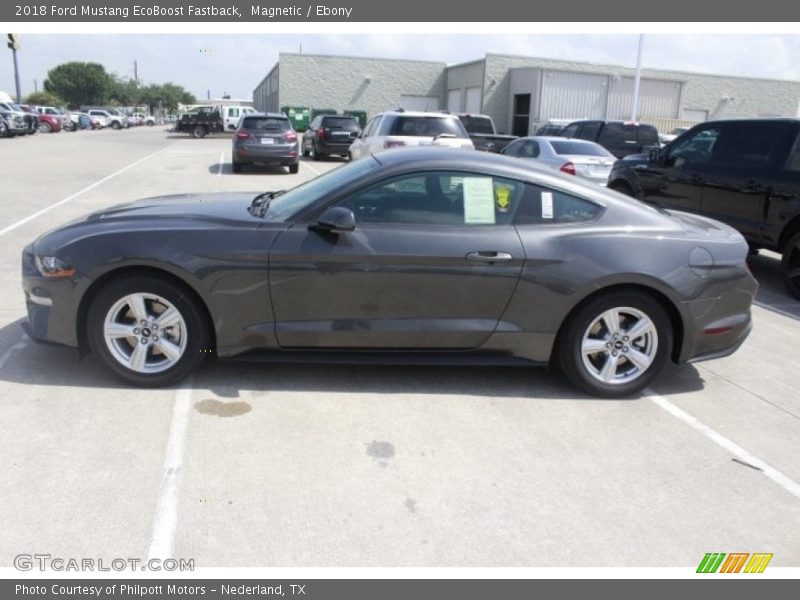 Magnetic / Ebony 2018 Ford Mustang EcoBoost Fastback