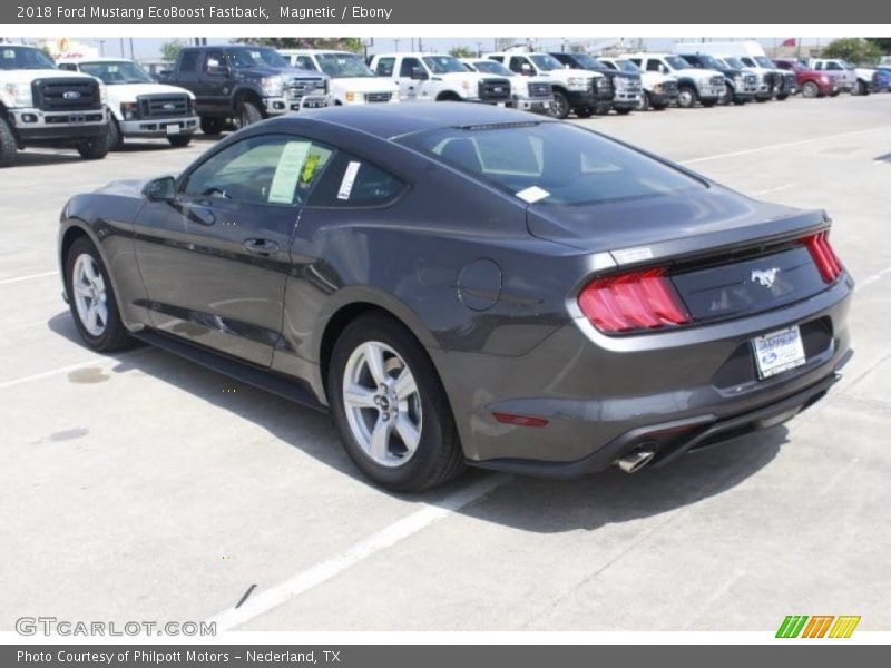 Magnetic / Ebony 2018 Ford Mustang EcoBoost Fastback