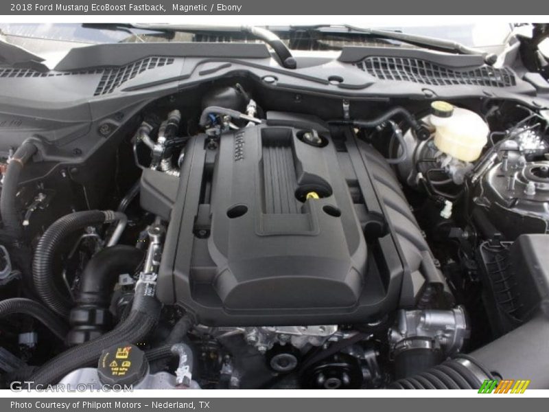Magnetic / Ebony 2018 Ford Mustang EcoBoost Fastback