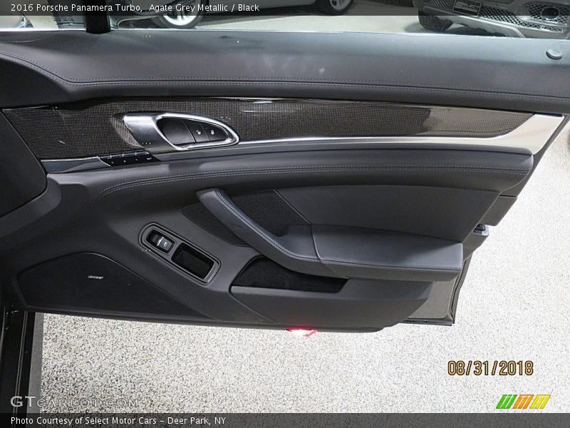 Agate Grey Metallic / Black 2016 Porsche Panamera Turbo