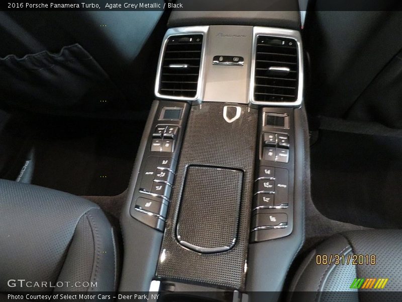 Agate Grey Metallic / Black 2016 Porsche Panamera Turbo