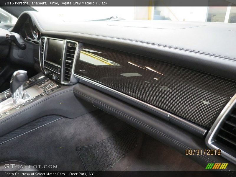 Agate Grey Metallic / Black 2016 Porsche Panamera Turbo