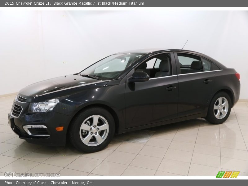 Black Granite Metallic / Jet Black/Medium Titanium 2015 Chevrolet Cruze LT